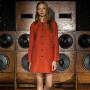 A.P.C. Red Trench Coat